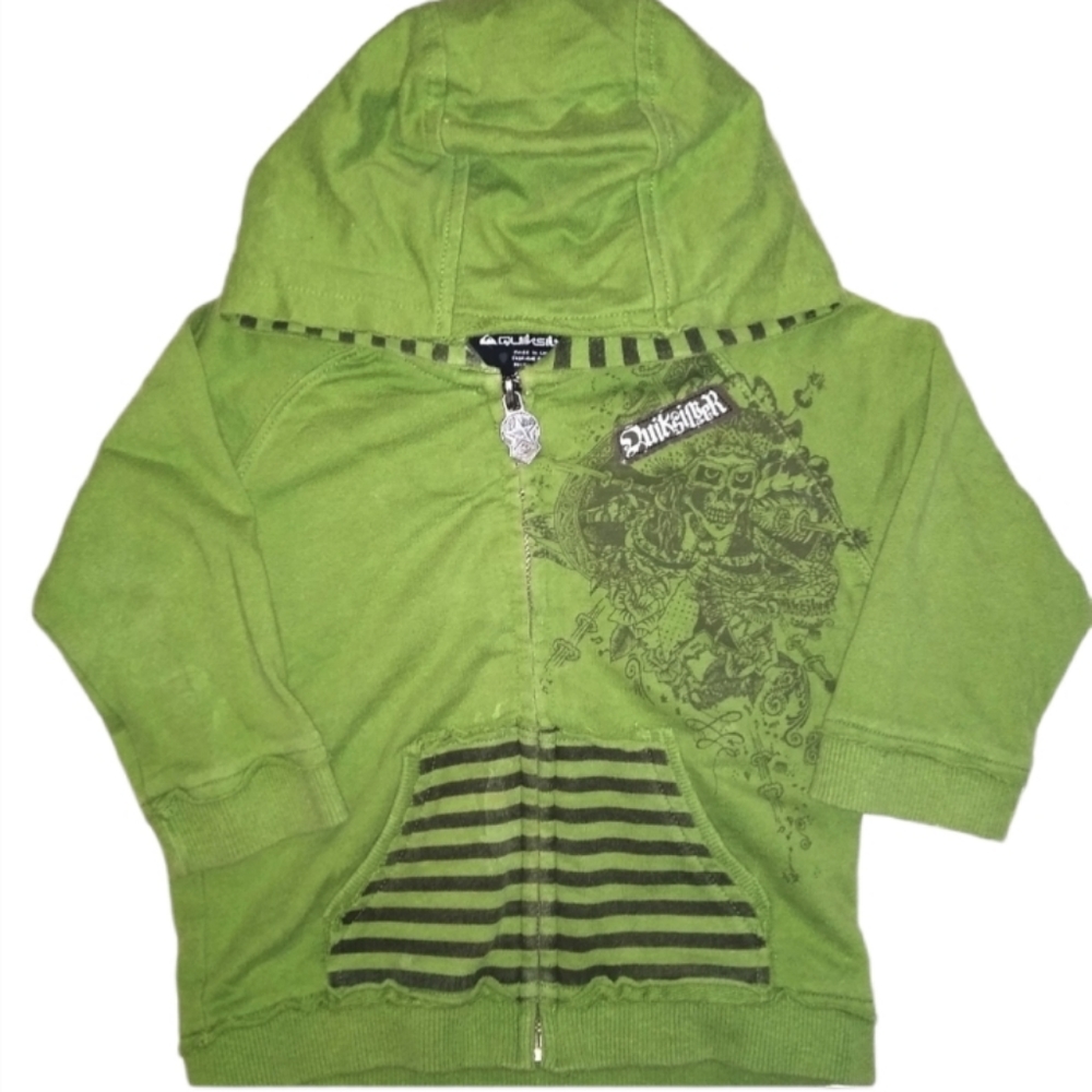 Quicksilver Zip-Up Hooded Sweat Jacket 12M Baby